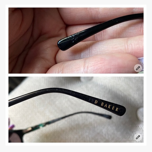 Ted Baker black framed sunglasses - Picture 6 of 9